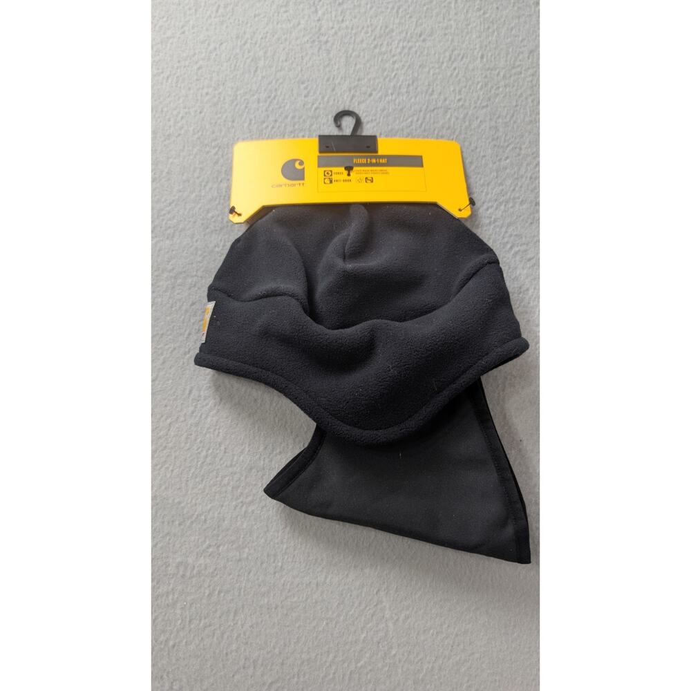 Carhartt Fleece 2-in-1 One Size Men's Hat - Black